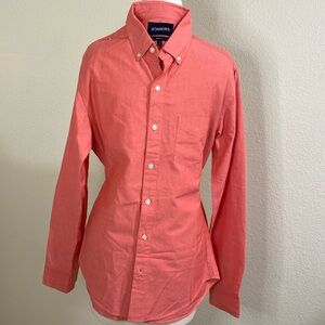 JOMERS Red long sleeve slim fit dress shirt